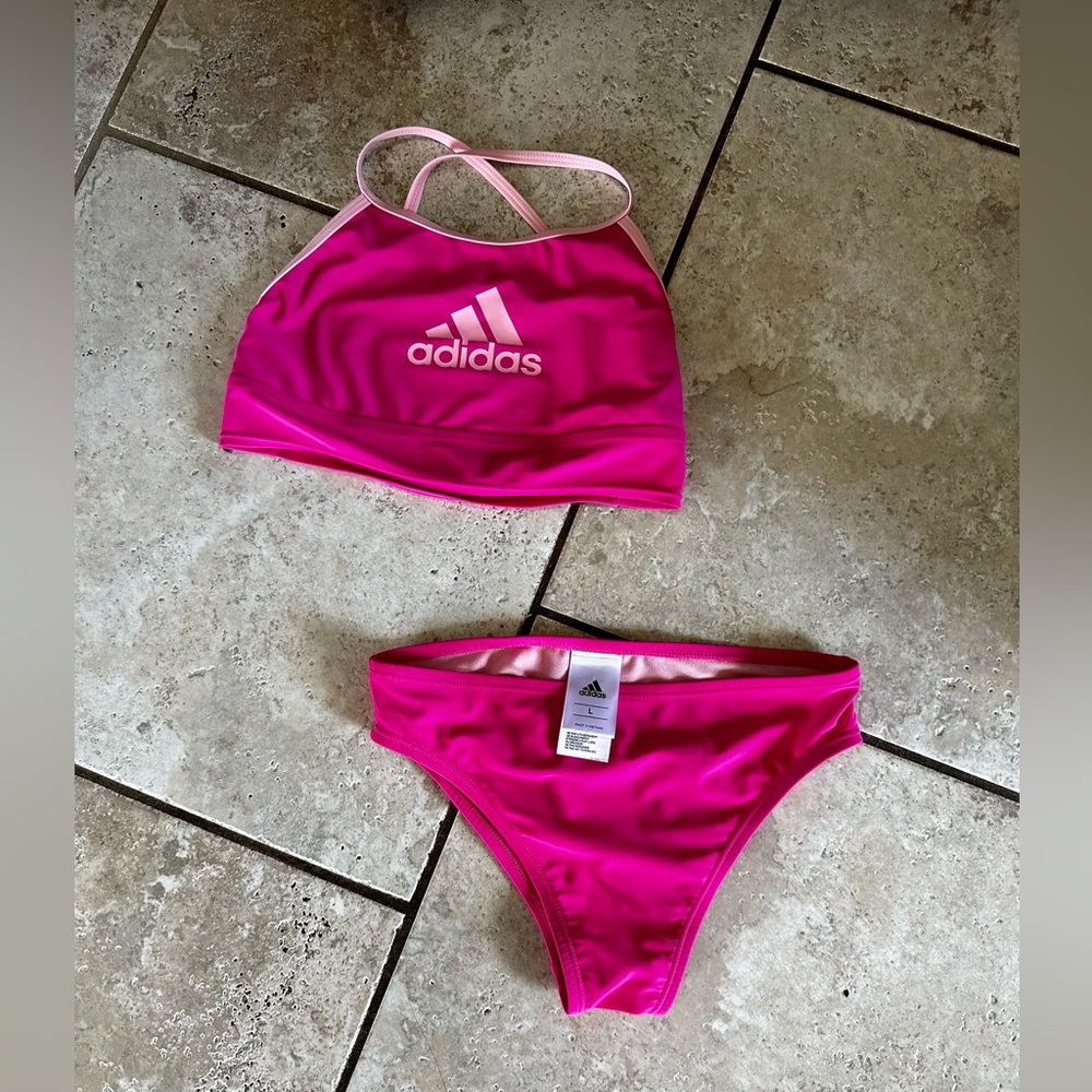 Kids 2 piece suit pink and light pink